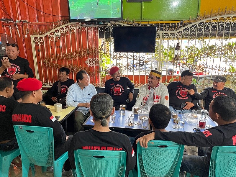 Rudianto Lallo Hadiri Undangan Silaturahmi Ikatan Suporter Makassar